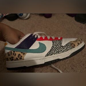 Nike Multicolor Animal Print Sneakers